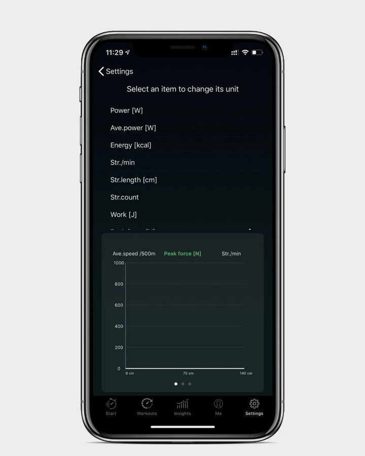 waterrower smartrow app