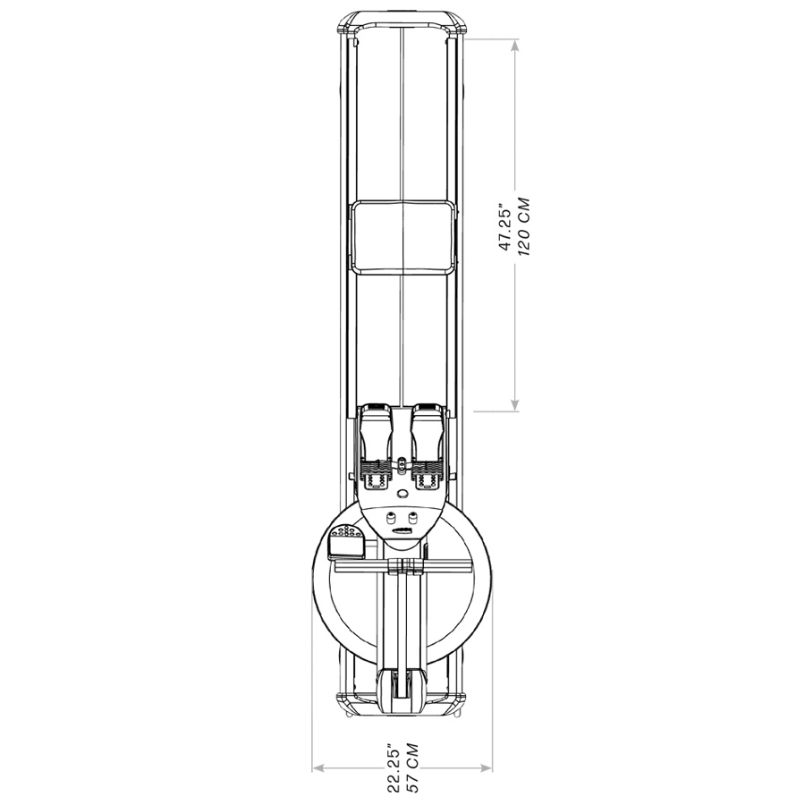 waterrower m1 technical details top