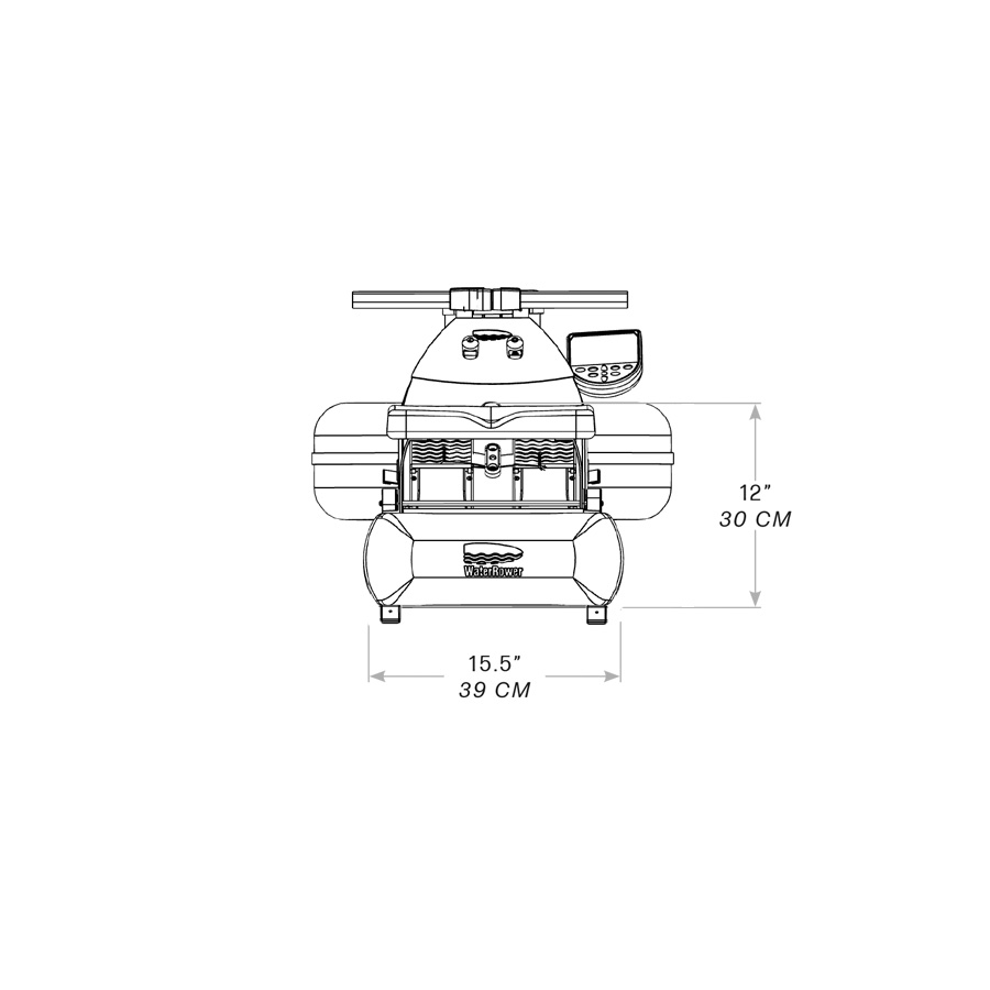 waterrower m1 technical details front